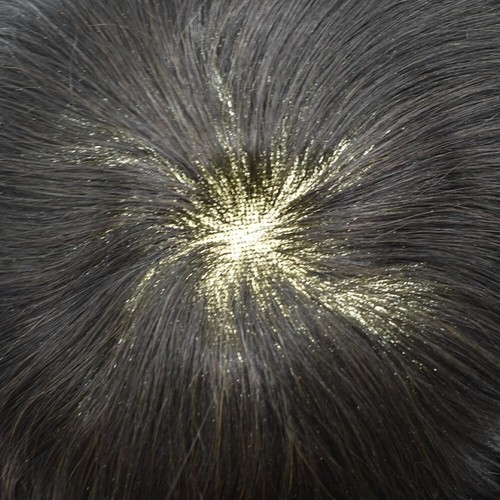 French Lace Front Mens Toupee Poly Skin Hairpieces Human Hair Replacement System - Picture 6 of 7