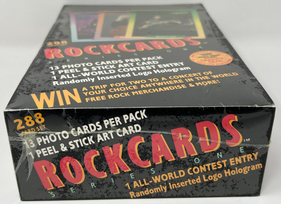 Rock Cards 1991 Music Trading Cards Factory Sealed Box 288 Cards New