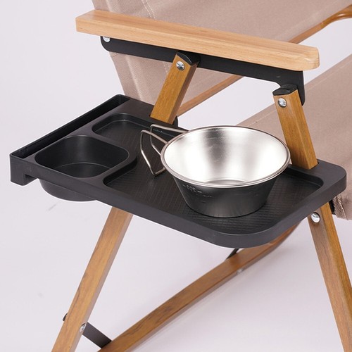 Lightweight Foldable Chair Side Table Perfect for Camping and Outdoor