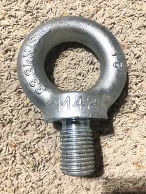 Eye Bolt M42 33.3kN/SWL Heavy Duty