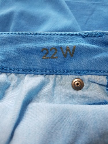 J.C.PENNY SKINNY ANKLE SIZE 22W 5 POCKET ZIPPER FRONT BUTTON CLOSURE JEANS - Picture 9 of 11