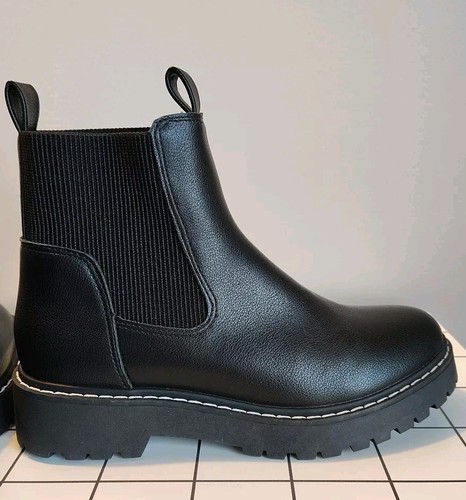 Dolce Vita LEIGHA Chelsea Boots Woman's Size 7 Pull On Black Footwear Shoes - Picture 7 of 13