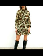 Brand New Zara Ruffled Floral Print Romper