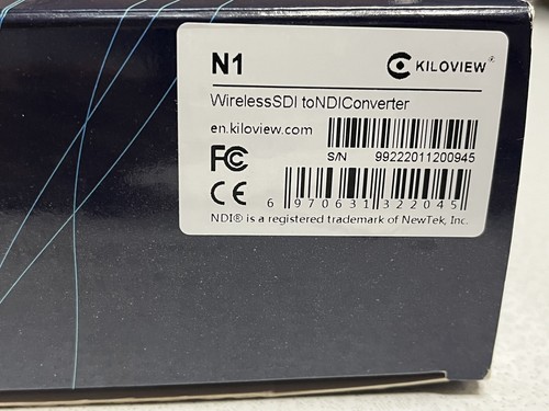 Kiloview N1 Wireless SDI to NDI Converter/Encoder *OPEN-BOX* - Picture 2 of 8