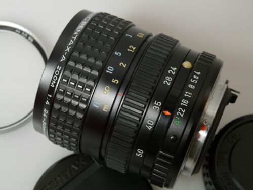 SMC Pentax A ZOOM 24-50mm 1:4 4/24-50 mm + 2 Pentax caps Deck. + B+W UV - Bild 7 von 14