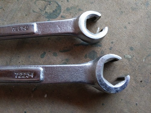 Lot of 2 TRW FORGED IN USA Flare Line Wrench Set 6-pt SAE 1/2" 9/16" 5/8" 11/16" - Picture 8 of 8