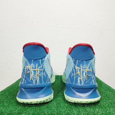Nike Kyrie 7 Preheat Special FX Bleached Aqua Gold Sneakers  display picture 2