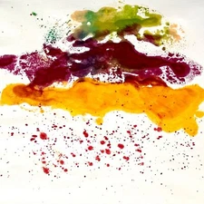 Original Art ‘Quickening’ Encaustic Wax Painting Matted 11”x14” Frame Ready