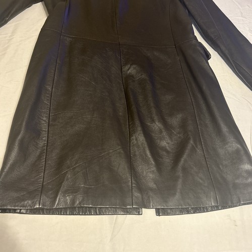I.N.C. INTERNATIONAL CONCEPTS 100% BLACK LEATHER JACKET, SZ S missing 3 Button - Picture 16 of 16