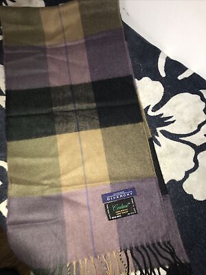 Vintage Givenchy Japan Made 11x48 Inches Cashmere Scarf Color Block | eBay
