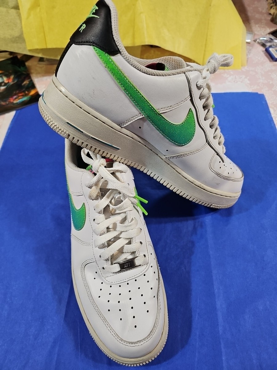 Size 9.5 - Nike Air Force White Aquamarine 2021 Used Without  display picture 2