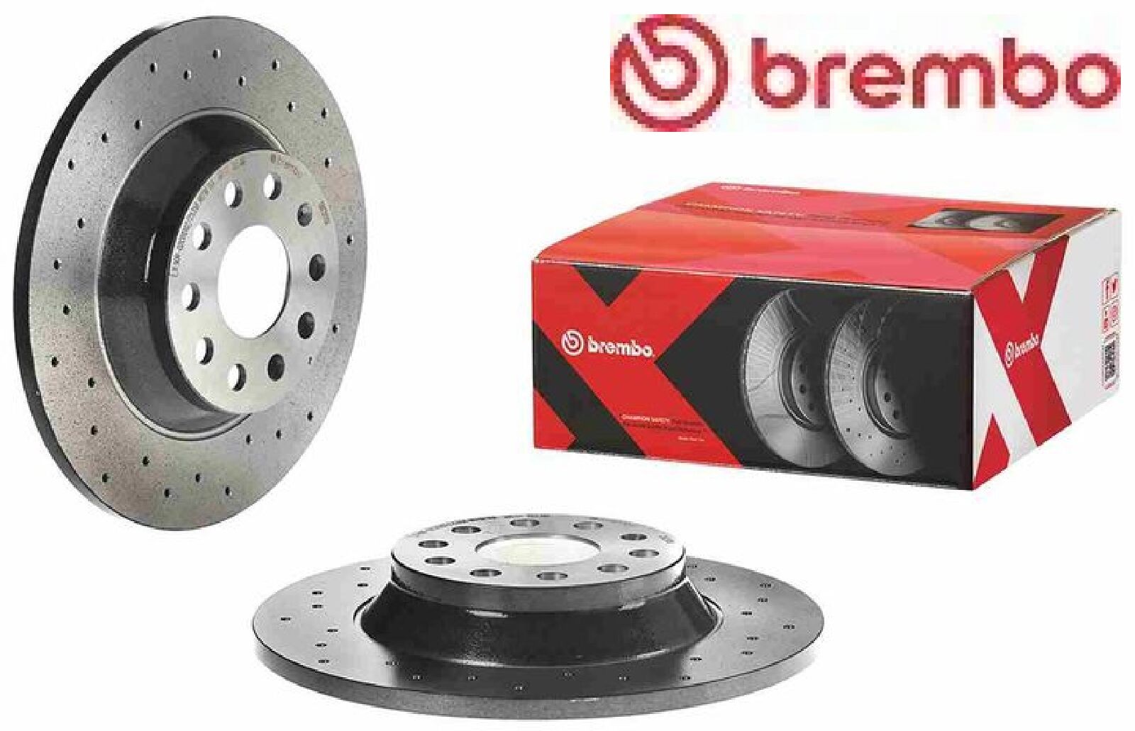 Brembo Bremsscheibe XTRA voll hinten [Hersteller-Nr. 08.C501.1X] für Audi, Skoda, VW, Seat - Bild 5