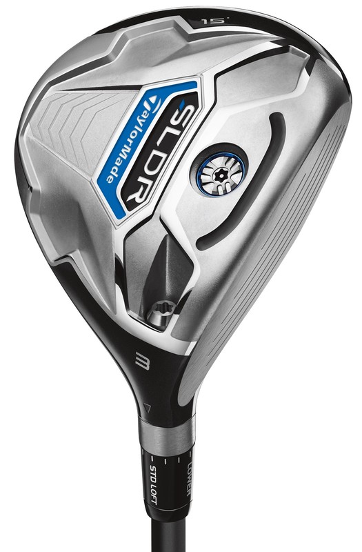 Left-Hand TaylorMade SLDR 15* 3 Wood Stiff Fujikura Speeder 77 GolfClub Graphite