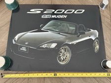 Honda S2000 Mugen Original Promotional Poster Jdm Ap1 Showroom Display Honda S2000 Mugen Original Promotional Poster Jdm Ap1 Showroom Display