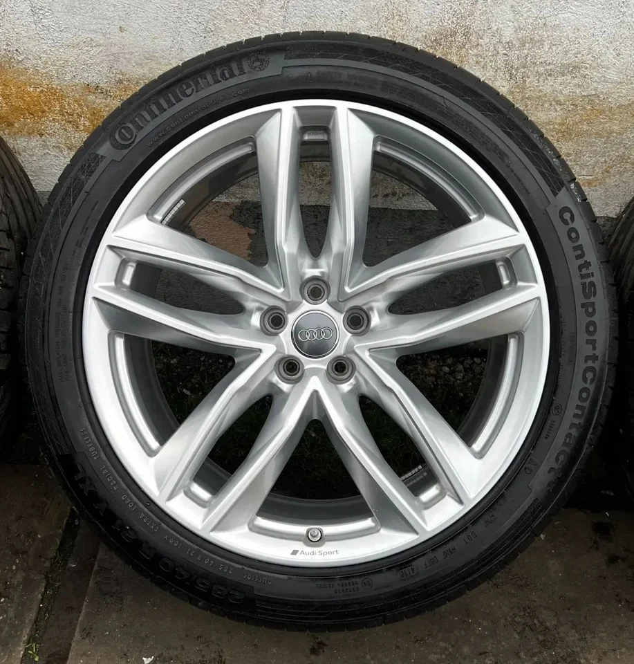 Original Audi Q7 SQ7 4M 21 Zoll S Line Sommerräder 4M0601025AJ DOT18 5,4-7mm RDK - Bild 4 von 4