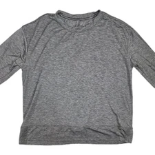 Patagonia Glorya Twist Top Long Sleeve Lighweight Shirt Gray Womens XS 