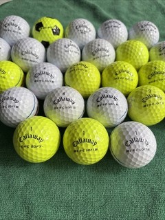 24 CALLAWAY E R C SOFT GOLF BALLS