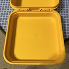 TUPPERWARE Yellow Alphabet Stencil Case Lunch Box Storage Container #1408  — photo 5