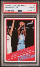 2015 Rittenhouse WNBA #6 Sancho Lyttle PSA 8 Atlanta Dream