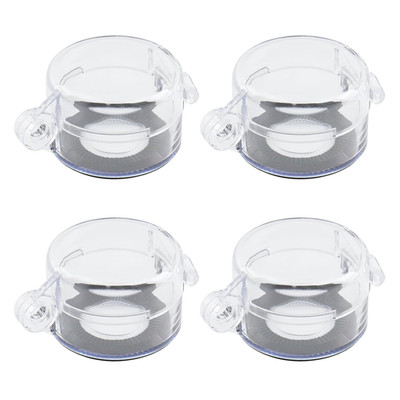 4-Pack Protective Cover round Push Button Switch Protector Clear for 22Mm Diamet