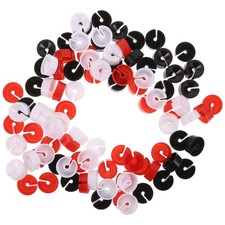 90 Pcs Hanger Size Clip Blank Tags with Holes Clothes Markers Colored Clothing