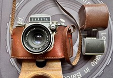 EXAKTA Reflex Camera Varel IIA ZEISS Tessar 2.8/50 Case OVP