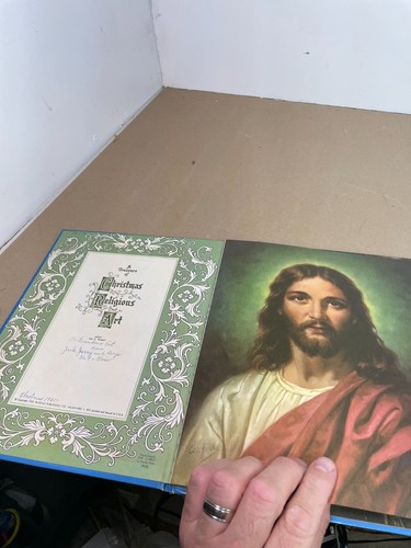 A Treasure of Christmas Religious Art 1961 George Hinke Ideals Pub. Hardcover - Foto 5 di 12