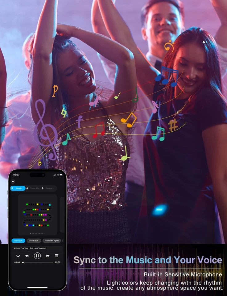 Luces De Estanque Alimentadas Por Red, Focos Led Piscina, APP Y Control Remoto D - Imagen 4 de 4