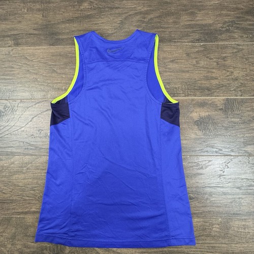 Nike Kobe Bryant Canotta Maglietta Uomo Medium Viola NBA Dri-Fit Basket-LEGGI - Foto 2 di 8