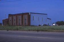 Original Kodachrome Railroad Slide NS Norfolk Southern South Bend Roundhouse