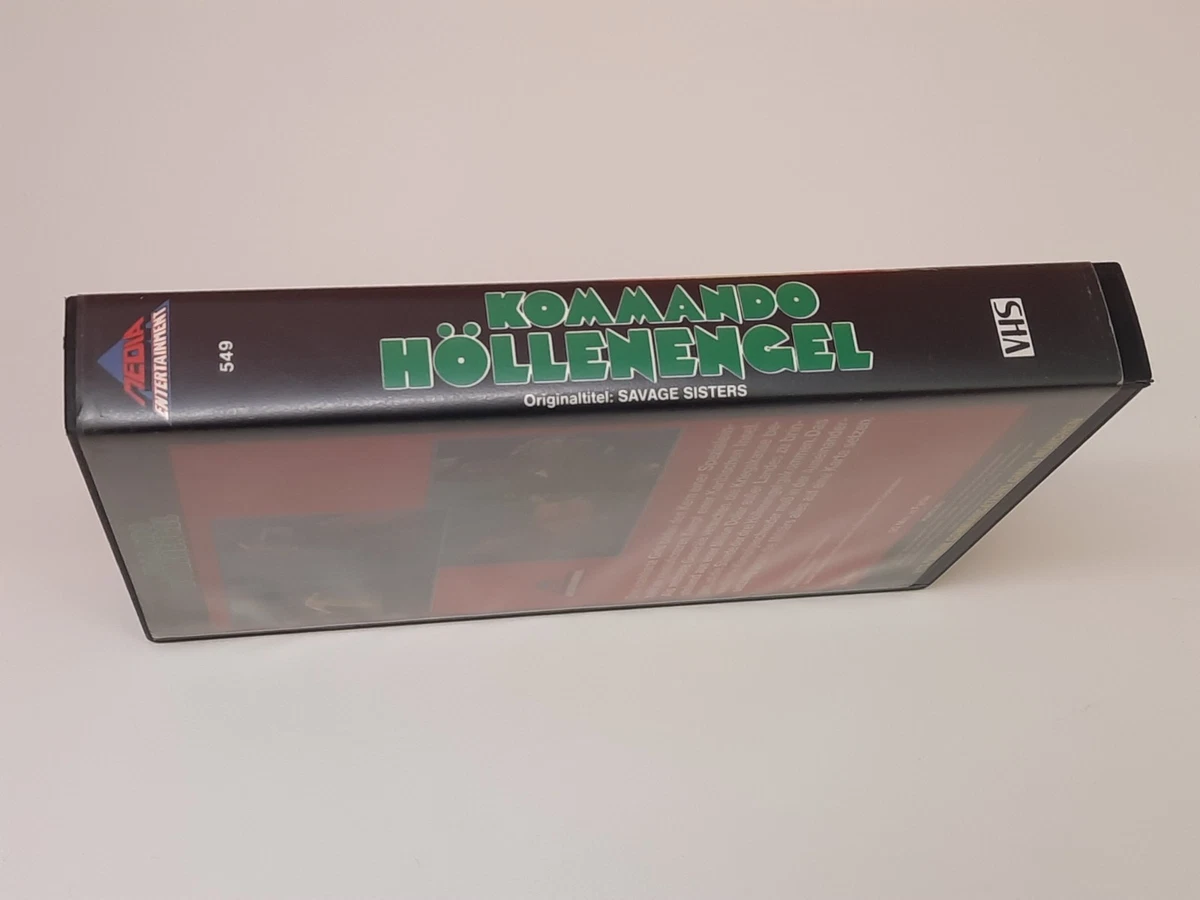 Kommando Höllenengel 1974 Uncut VHS German PAL Video Großbox Savage Sisters