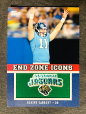 2011 Topps #EZI-60 Blaine Gabbert Rookie RC End Zone Icons Patch Relic Card. rookie card picture