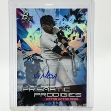 2019 Bowman Platinum Prismatic Prodigies SSP Auto Victor Victor Mesa /50 PPP-2