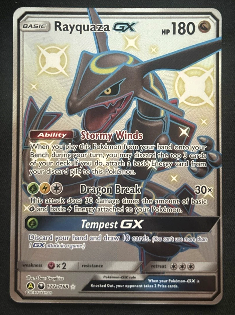 Rayquaza GX Pokémon TCG Cards for sale | eBay