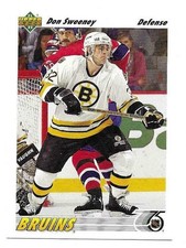 DON SWEENEY 1991-92 UPPER DECK CARD NEAR MINT CONDITION