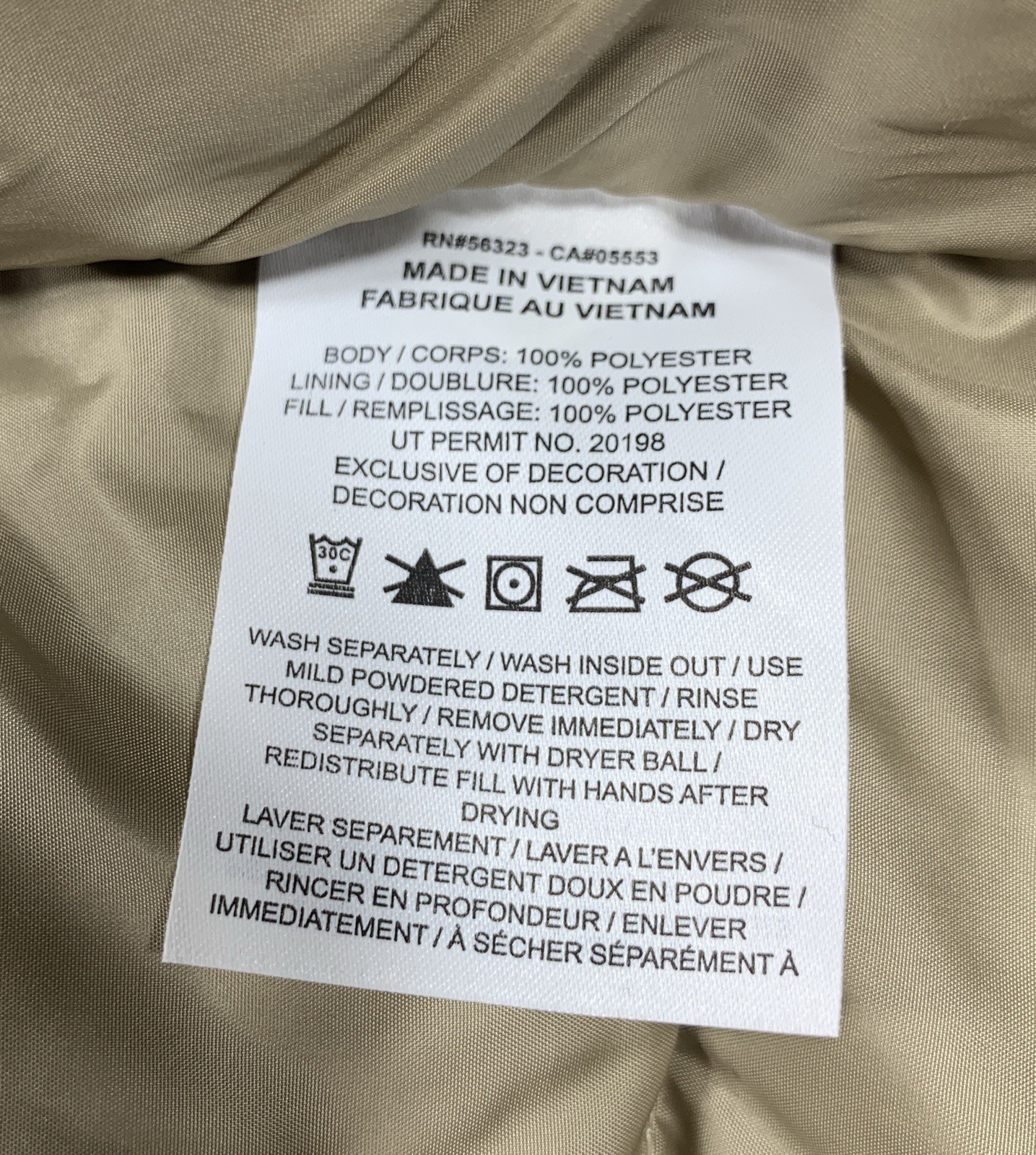 Nike Storm Fit Puffer Vest Brown Beige Primaloft Windrunner FB8193-247 Men's L thumbnail 13