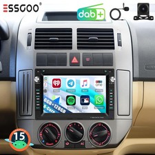 DAB+ Für VW Polo 9N Golf 4 Passat B5 T5 Android 15 Autoradio Carplay GPS Navi 4G