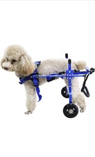Adjustable Dog Wheelchair/Cart for Back Legs, Blue XS