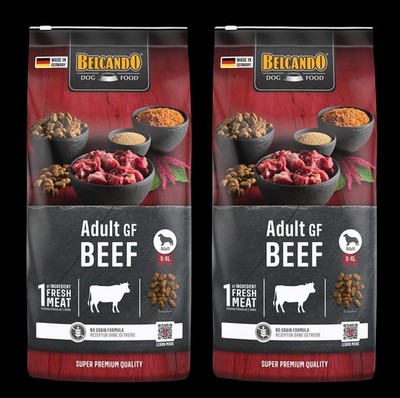 2 x Belcando Adult GF BEEF 12,5 kg Trockenfutter Hunde S-XL getreidefrei Rind