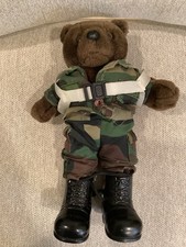 Vintage Bear Force of America 1989 U.S.Army Bear in Uniform Paratrooper