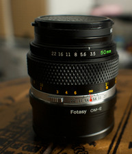 Olympus Zuiko 50mm f/3.5 Macro Manual Focus Lens for OM-Mount
