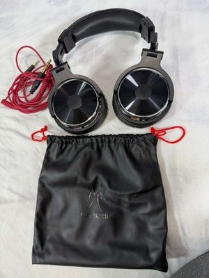OneOdio Studio Pro 10 Wired Over Ear Headphones DJ Monitor Black Red Coil Cable.