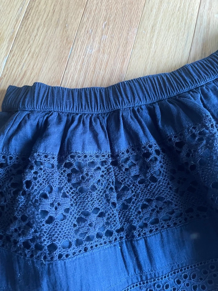 Abercrombie Kids Girls pull on falda azul marino talla M Foto 2 de 4