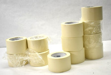Lot of 12 Rolls ULine Masking Tape 3-7/8" x 60 yds Natural Adhesive Sticky
