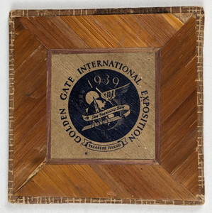 1939 - Golden Gate International Expo Treasure Island Coaster - B17D