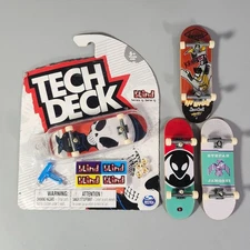 Tech Deck Blind Series 13 Alien Stefan Janoski Krooked 4 Finger Skateboard Lot
