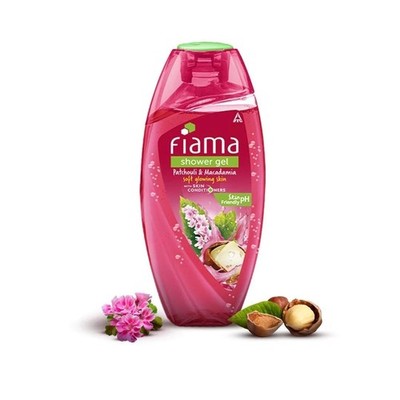 Fiama Body Wash Patchouli Macadamia 250ml x 1 Shower Gel Moisturizing Clean