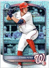 2025 Bowman Draft #BDC-151 Ethan Petry Chrome Mojo Refractor