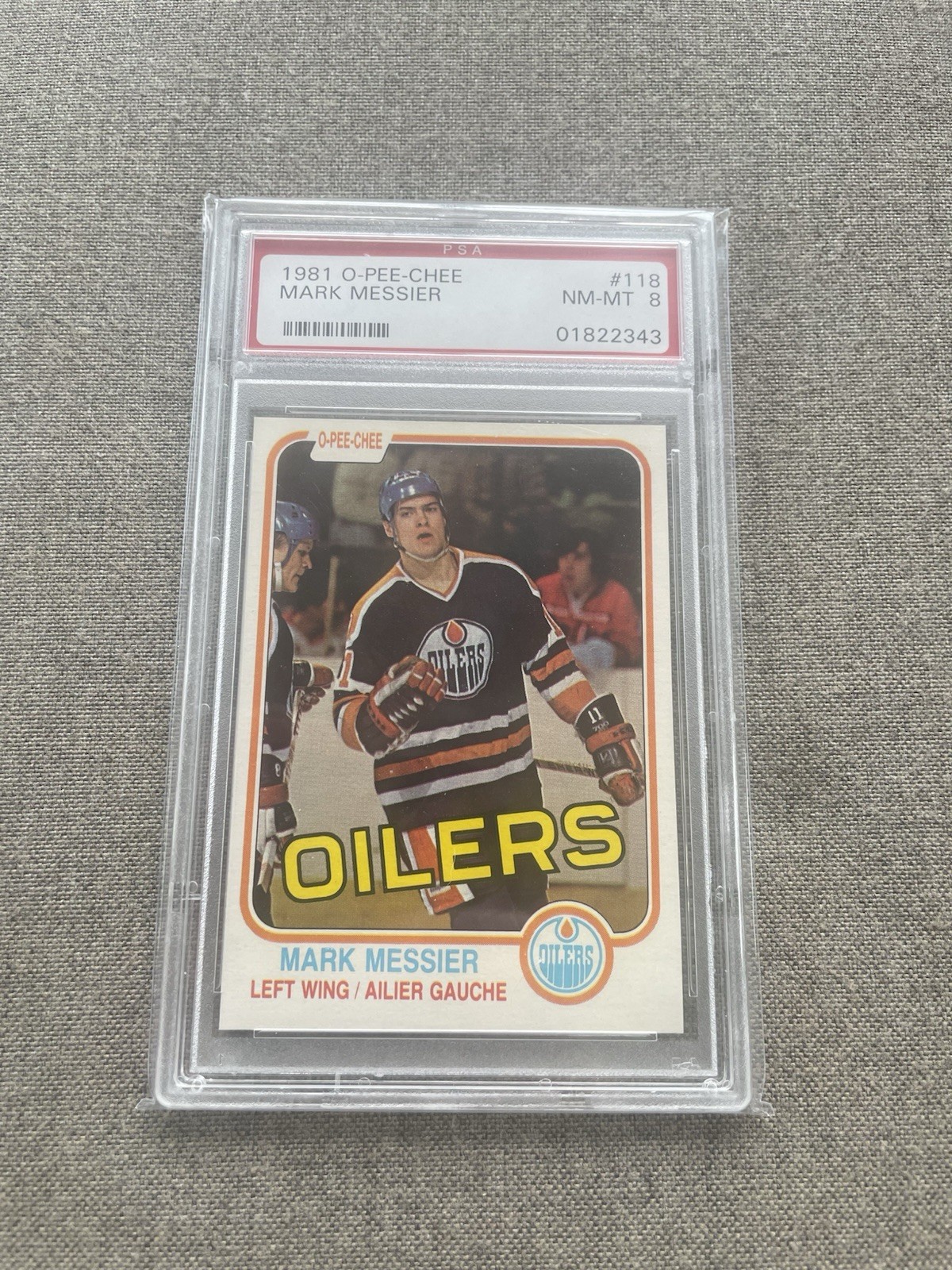 PSA 8 1981 OPC #118 Mark Messier
