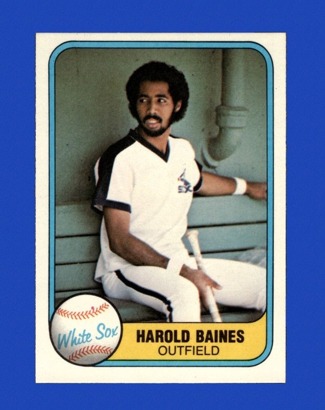 1981 Fleer Set-Break #346 Harold Baines RC NM-MT OR BETTER *GMCARDS*